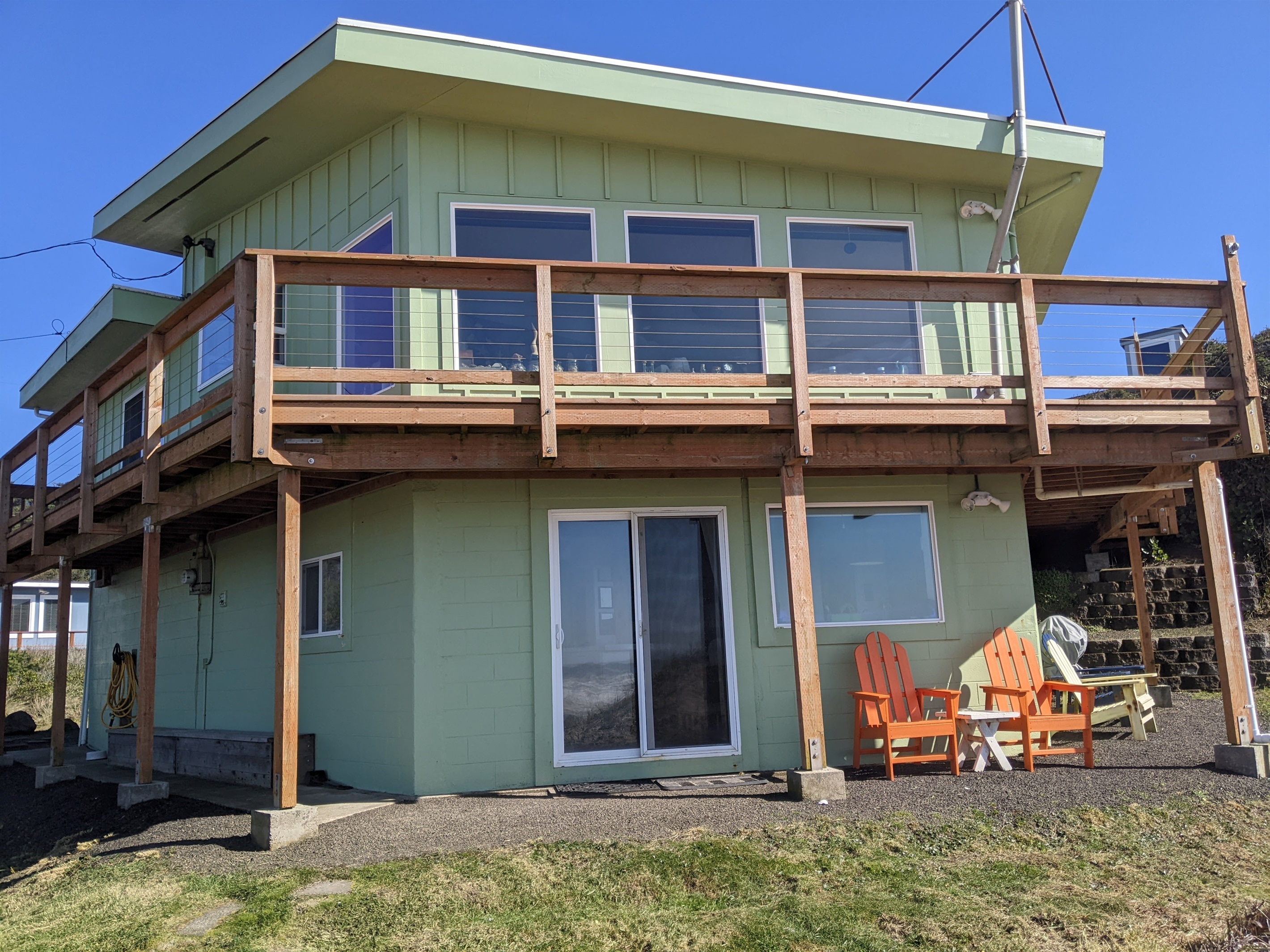 beach side of house