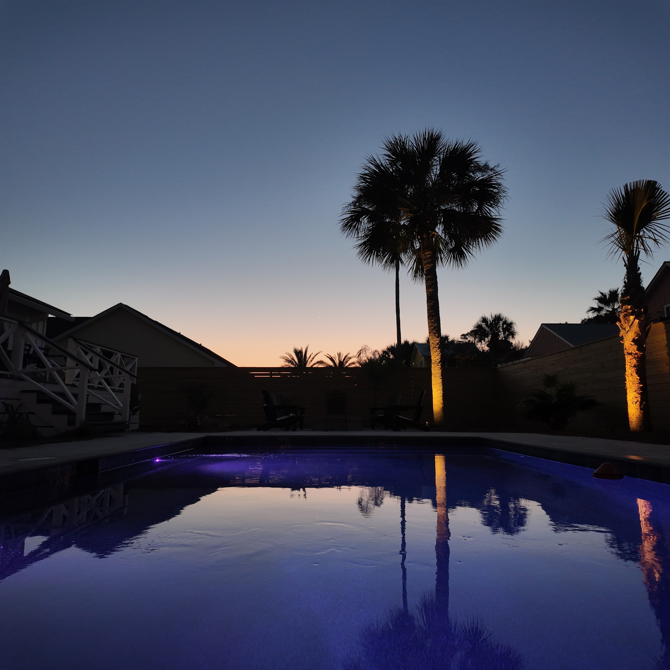 Beautiful landscape lighting 