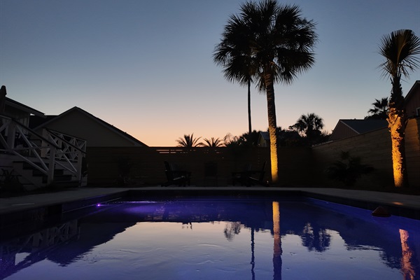 Beautiful landscape lighting 
