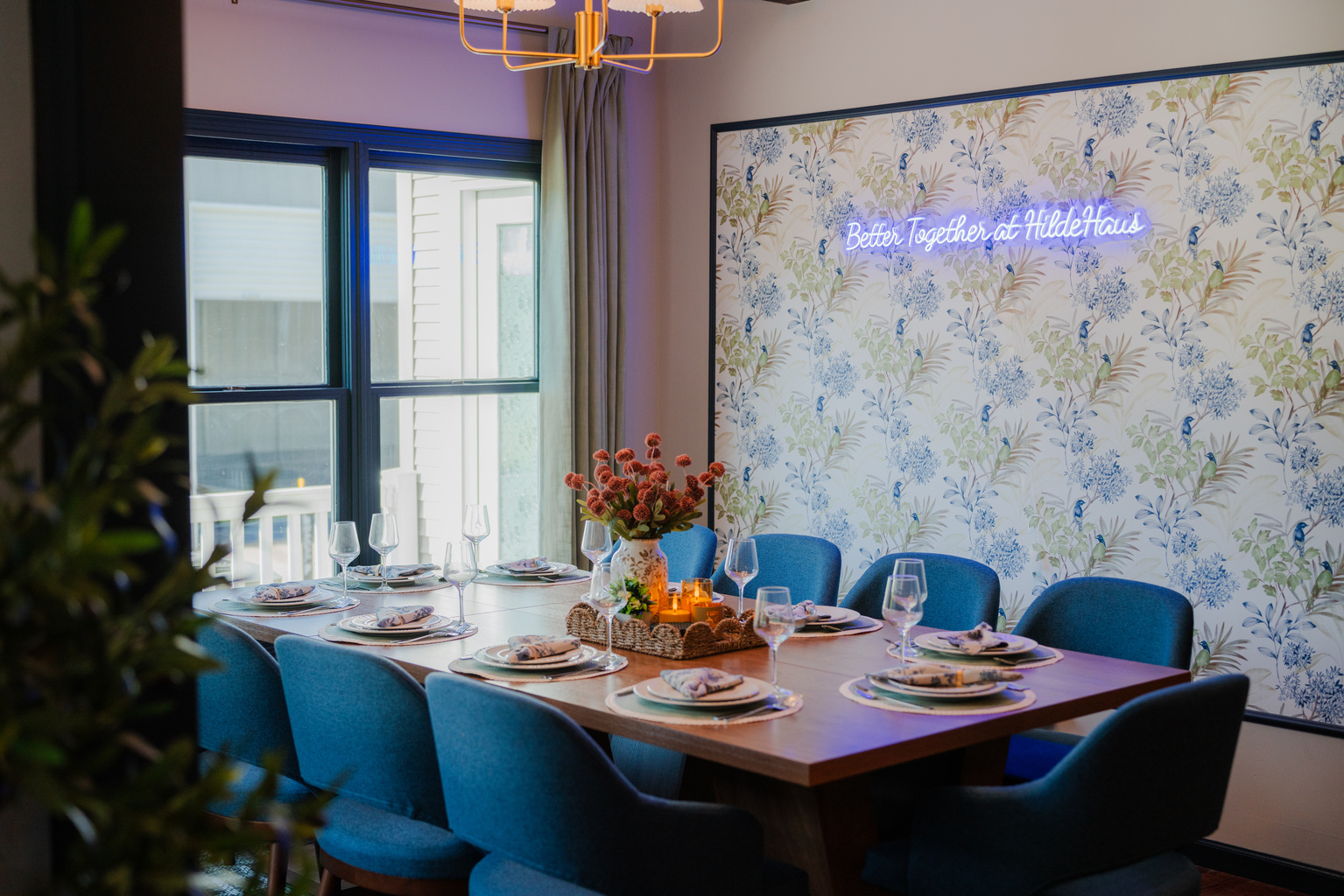 The perfect setting for long conversations, great food, and unforgettable memories.