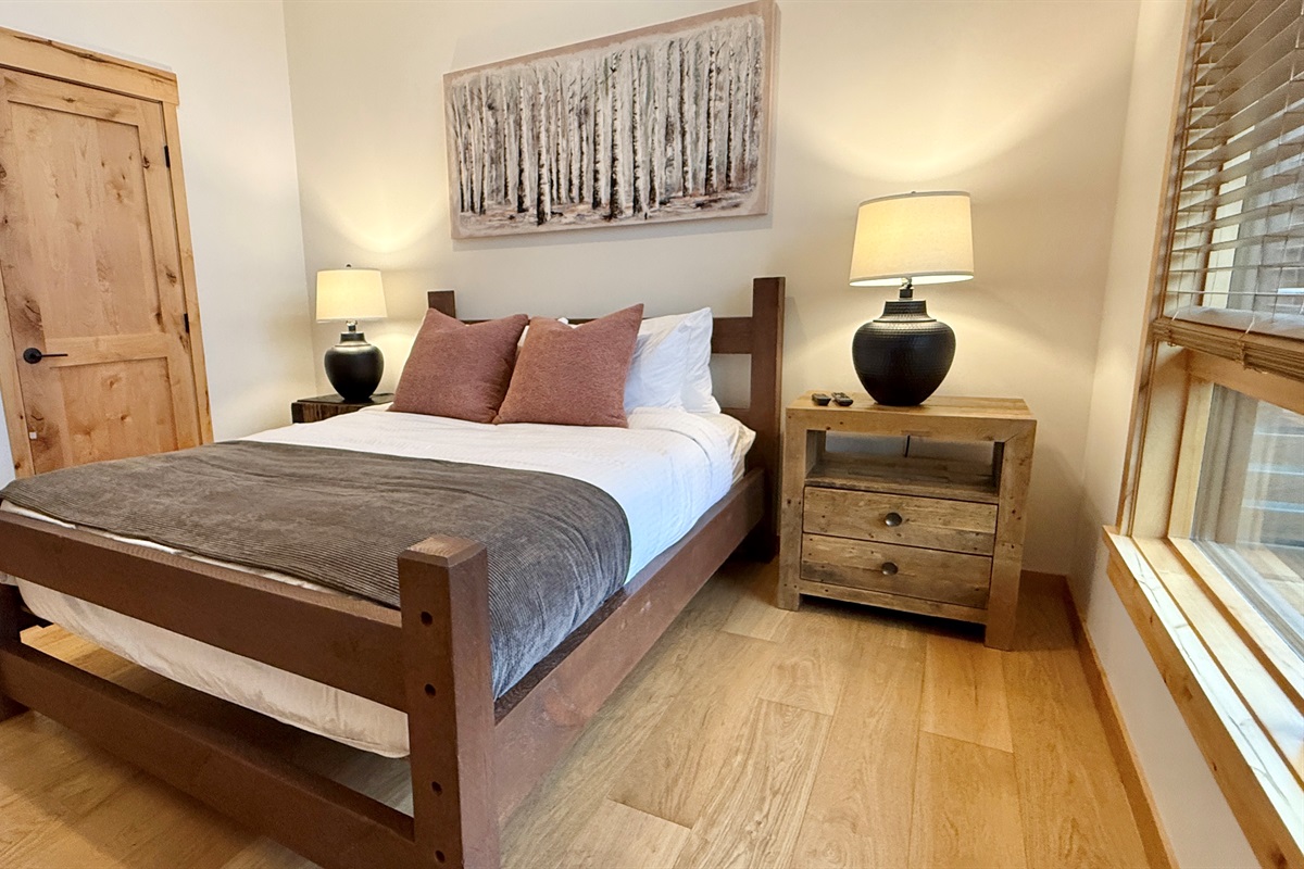 Third Bedroom - Queen Bed and Walk-In Closet