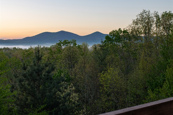Upstairs Balcony | Perfect vantage point for morning coffee or sunset views
