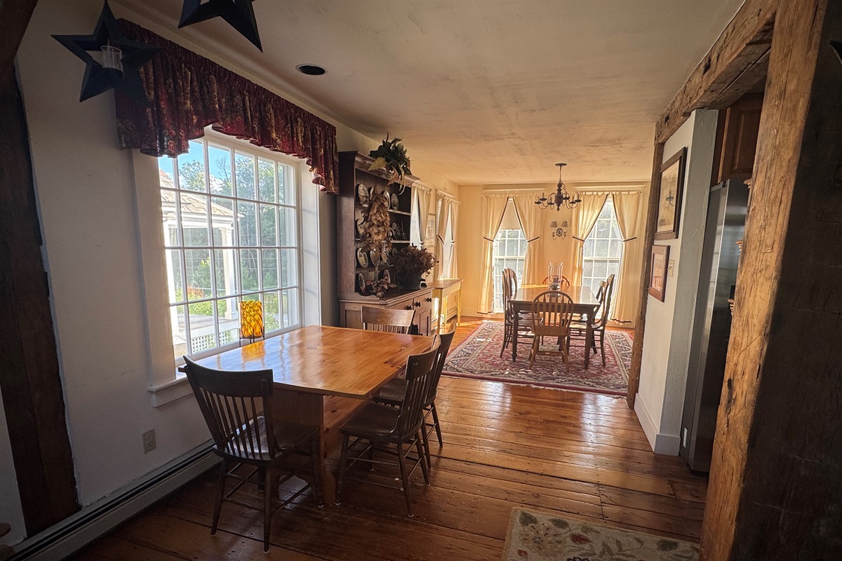 Breakfast nook for morning coffee