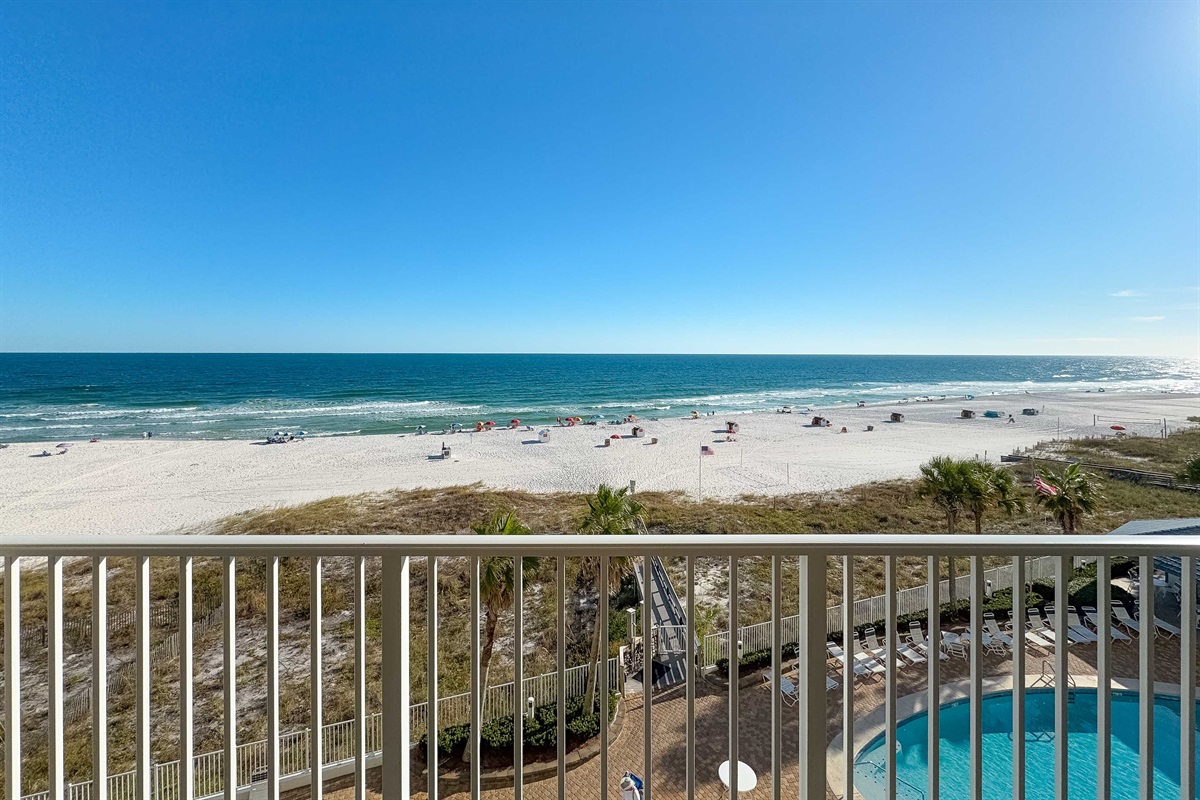 An endless expanse of pristine beach and sparkling ocean.  Experience the majesty of the coastline from this breathtaking vantage point.