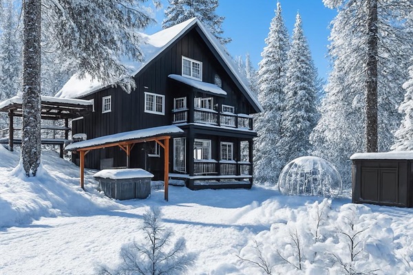 This winter photo was created with AI - updated winter photos to come soon