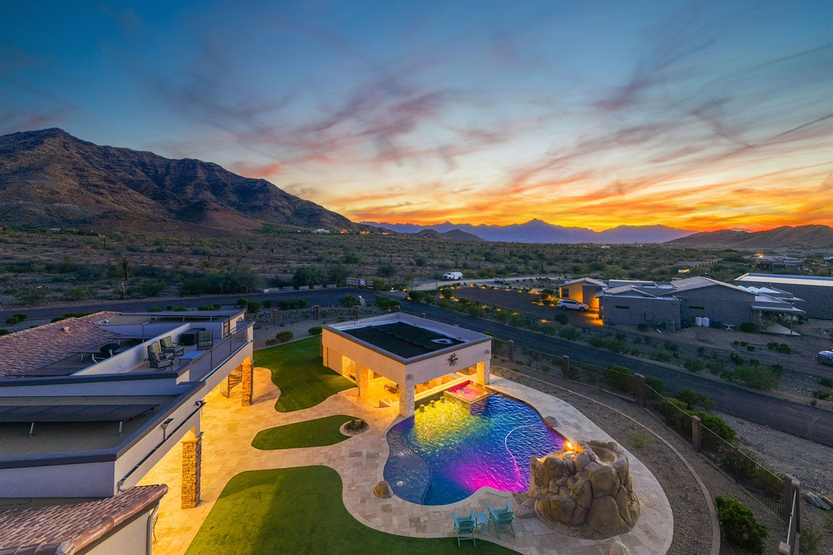 A breathtaking vantage point where luxury meets the natural beauty of the desert.
