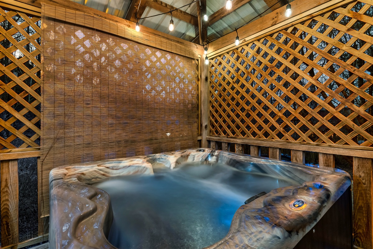 Soak under the stars after a day in the Smokies