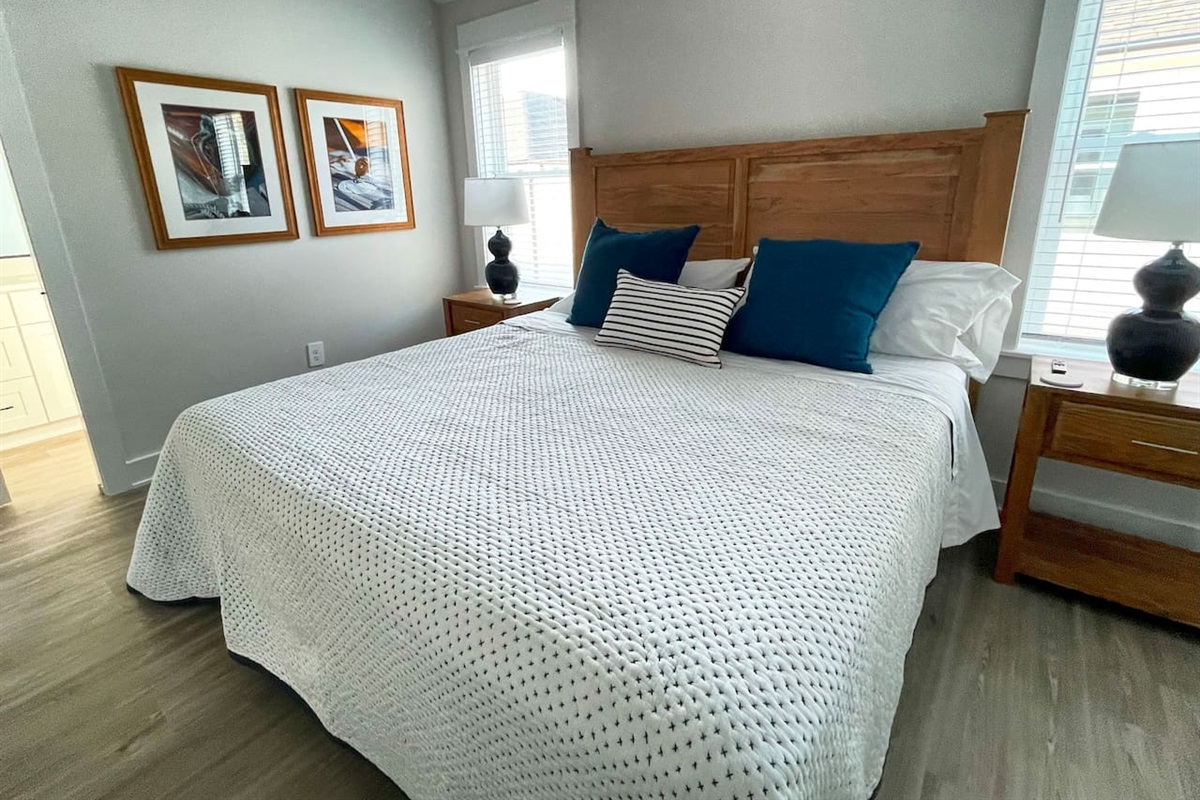 Bedroom 2 with King Bed.