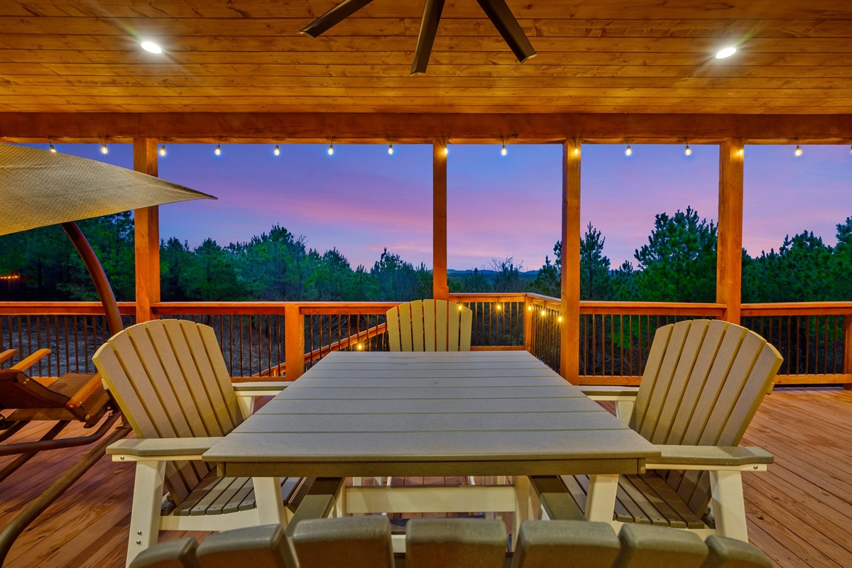 Enjoy a meal with views.