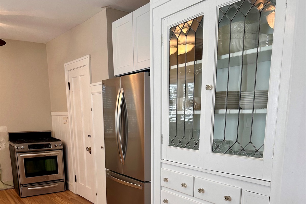 Kitchen with the original Butler Pantry