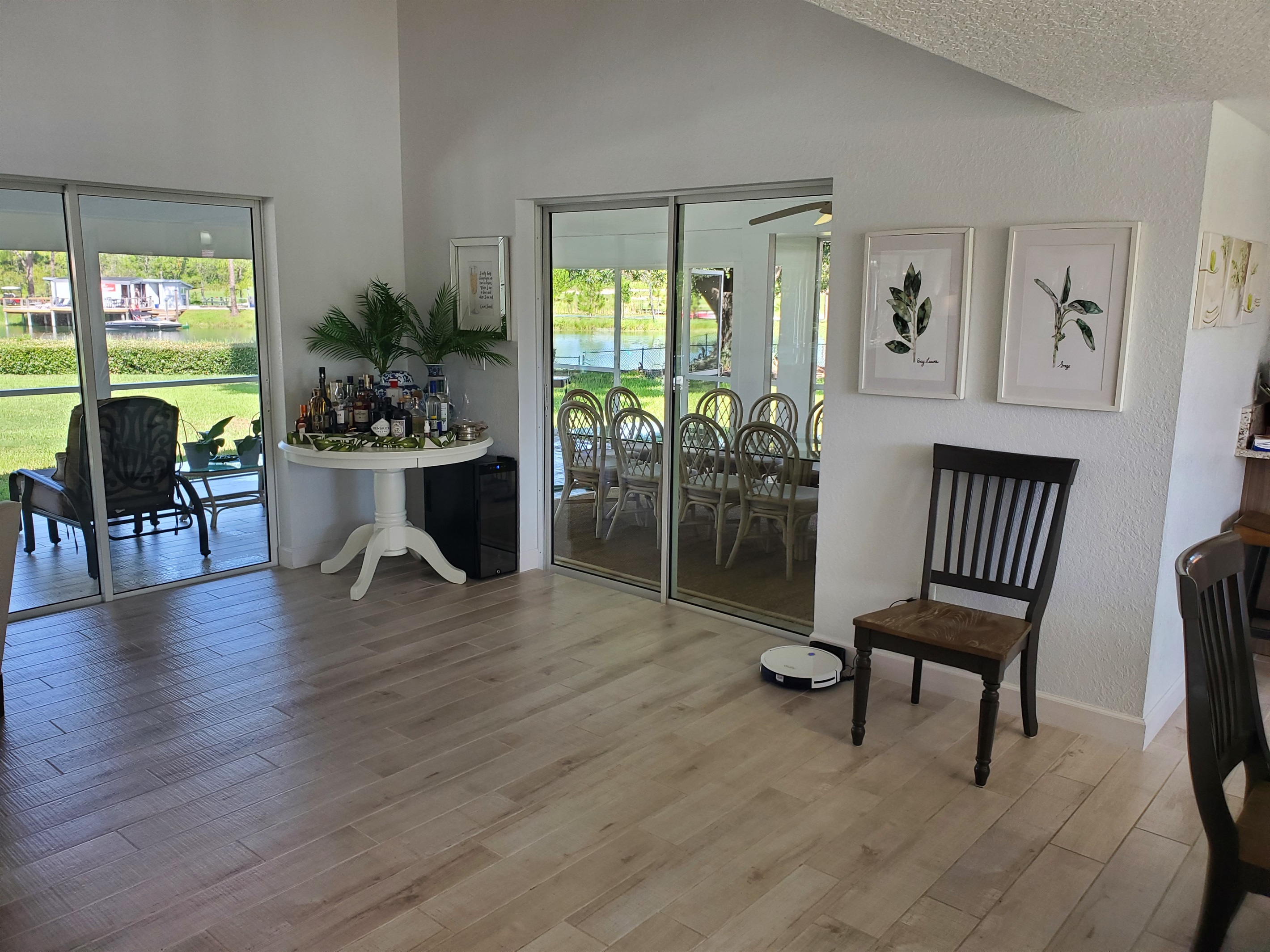 Access to lanai and pool area