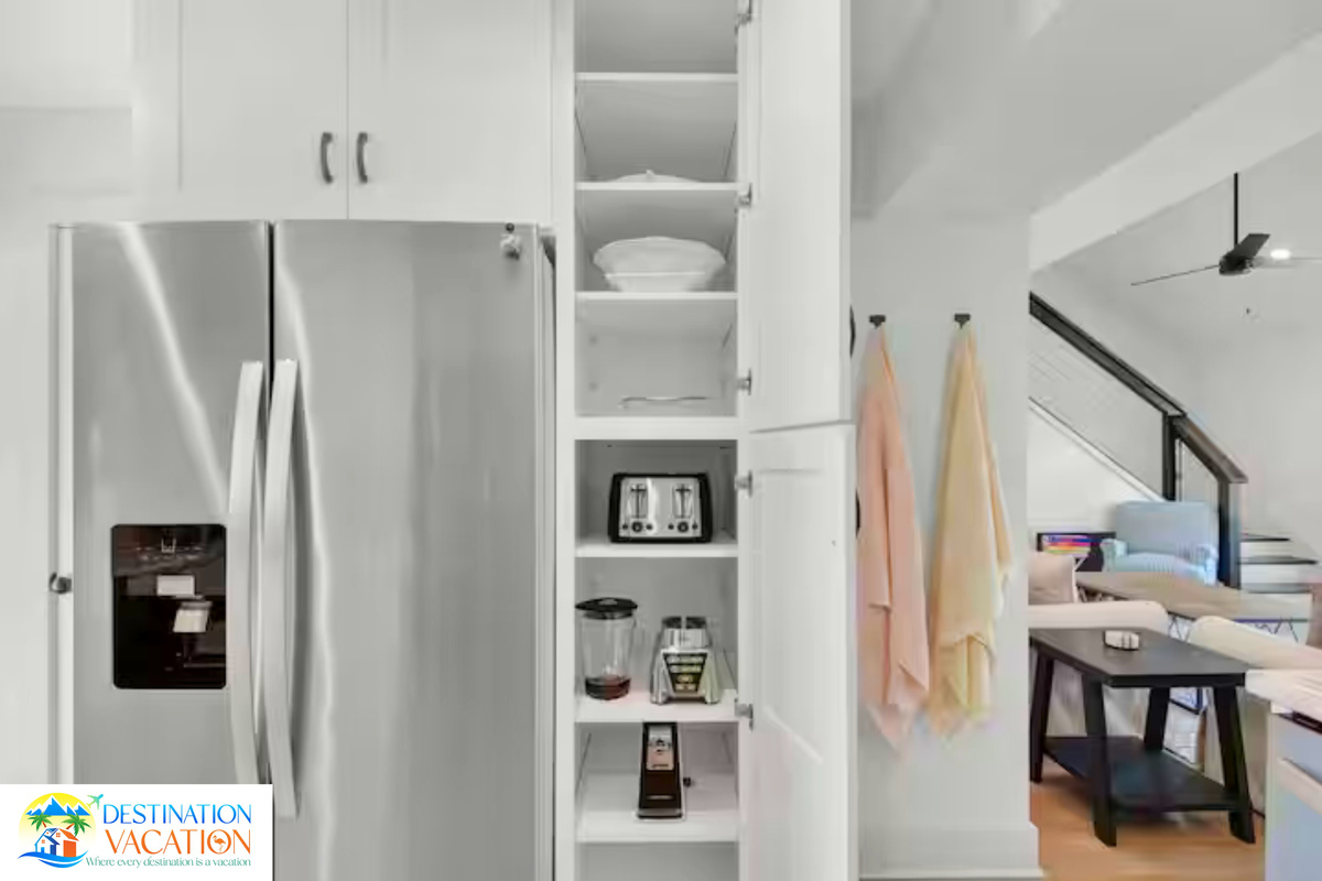 Everything you need is thoughtfully organized and within reach.