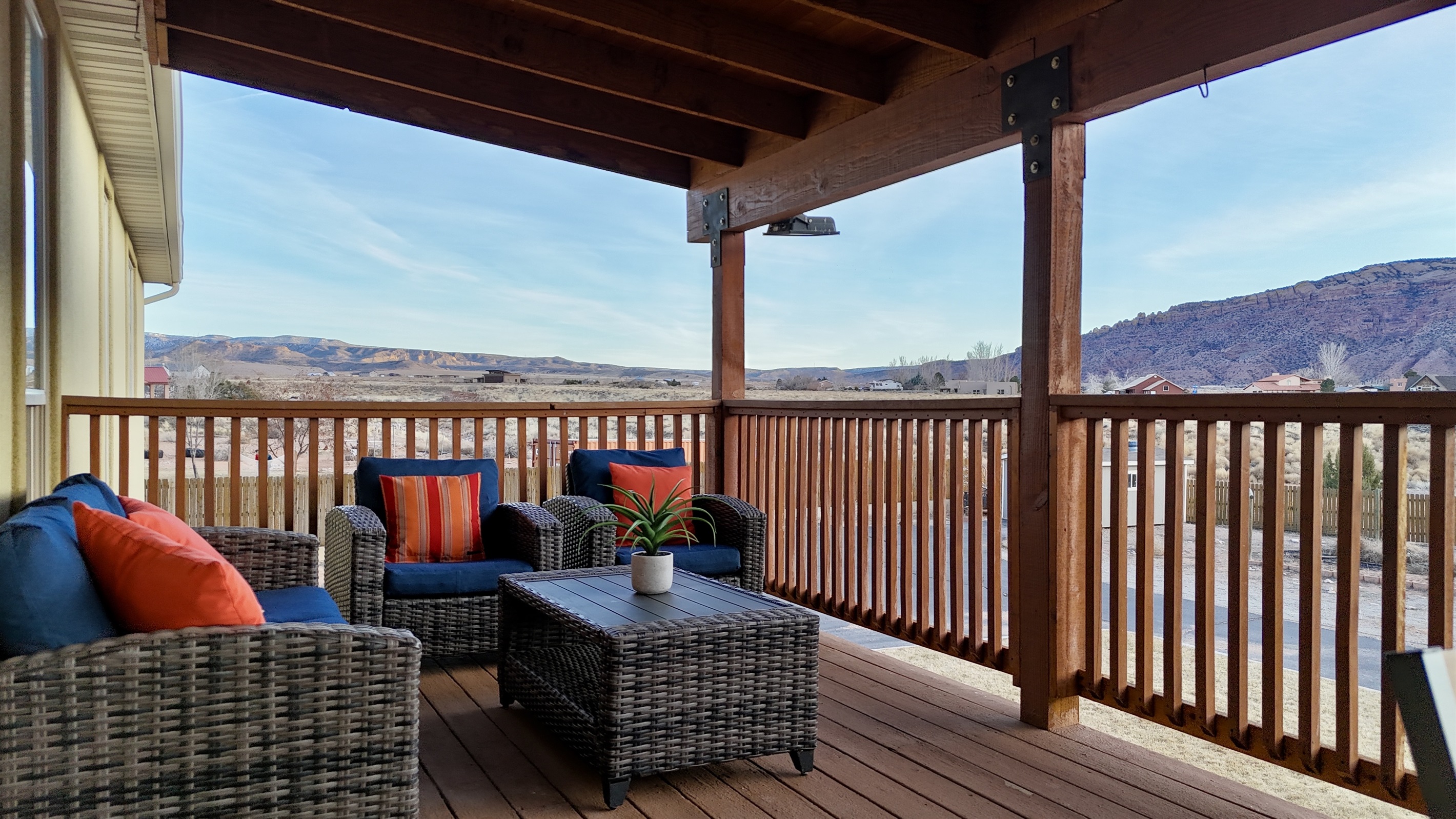 Covered Deck Seating