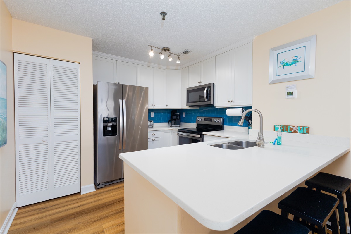 Large kitchen island
