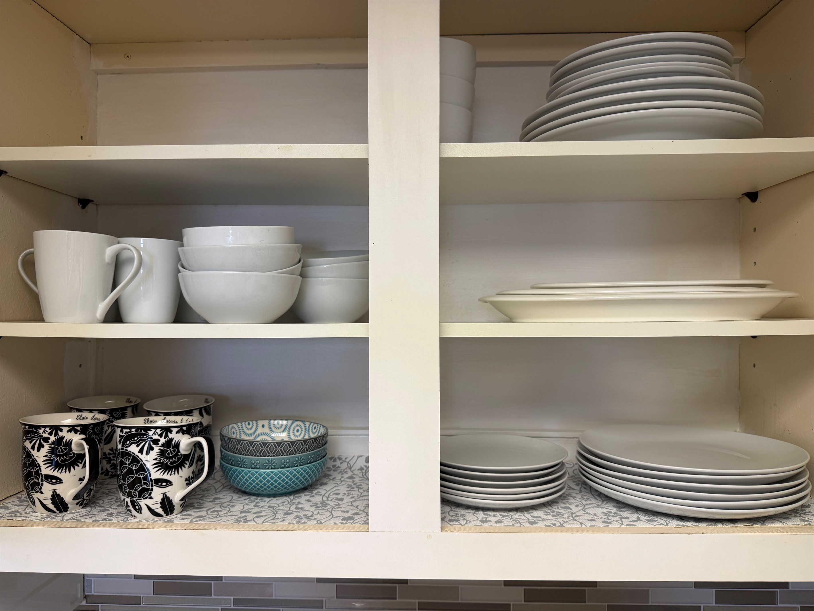 Cute and matching dishes