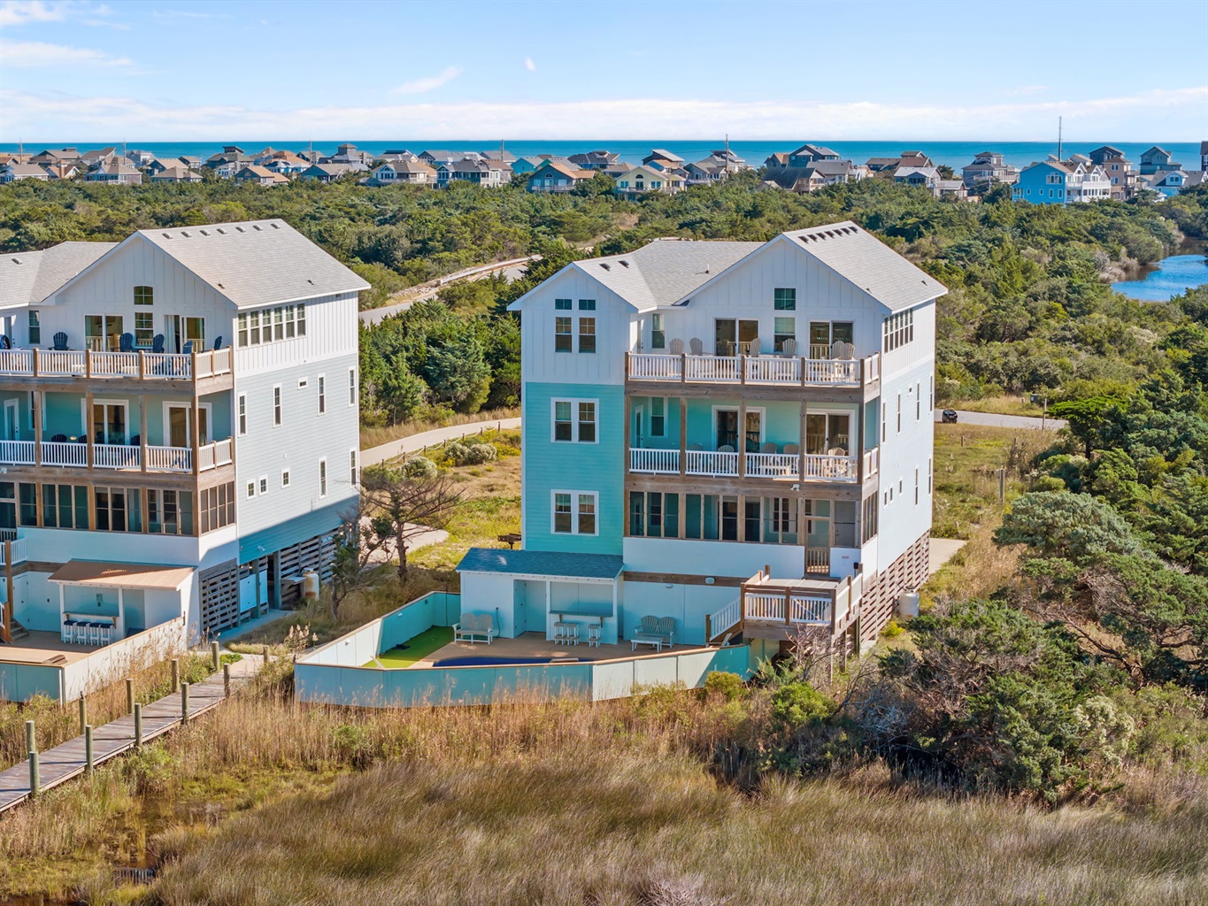 Rear/Pool View of Vacation Rental