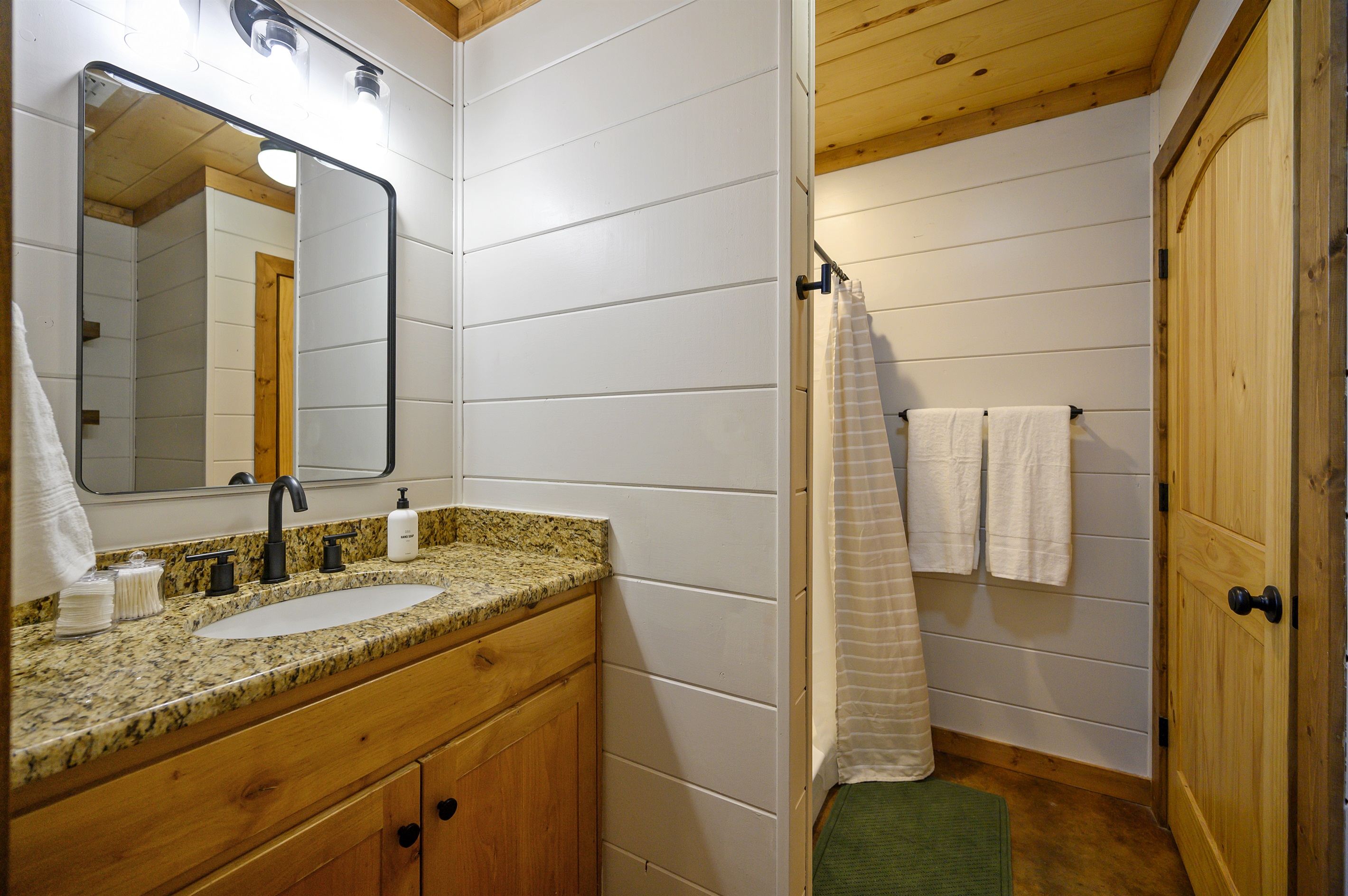 Our meticulously designed bathroom offers a tranquil oasis, where every detail speaks of comfort and luxury. Refresh, rejuvenate, and unwind in style during your stay with us.