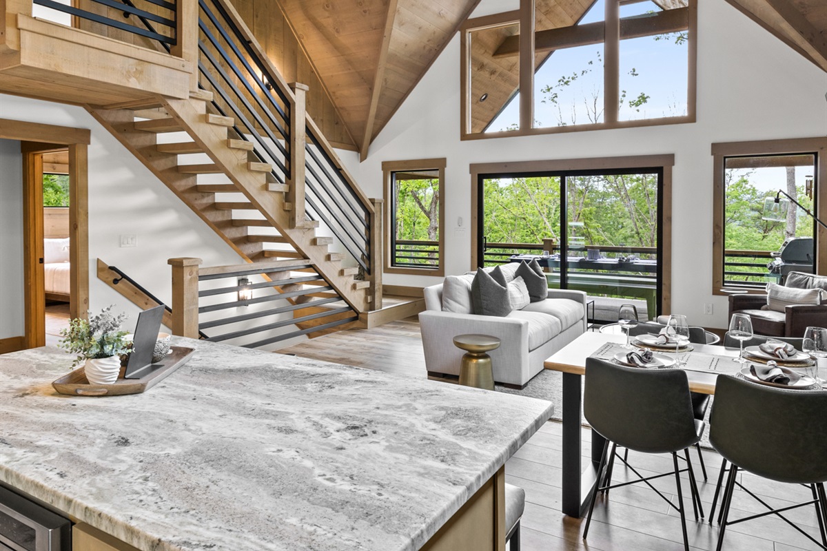 This open-concept haven invites you to pause, breathe, and savor every slow moment.