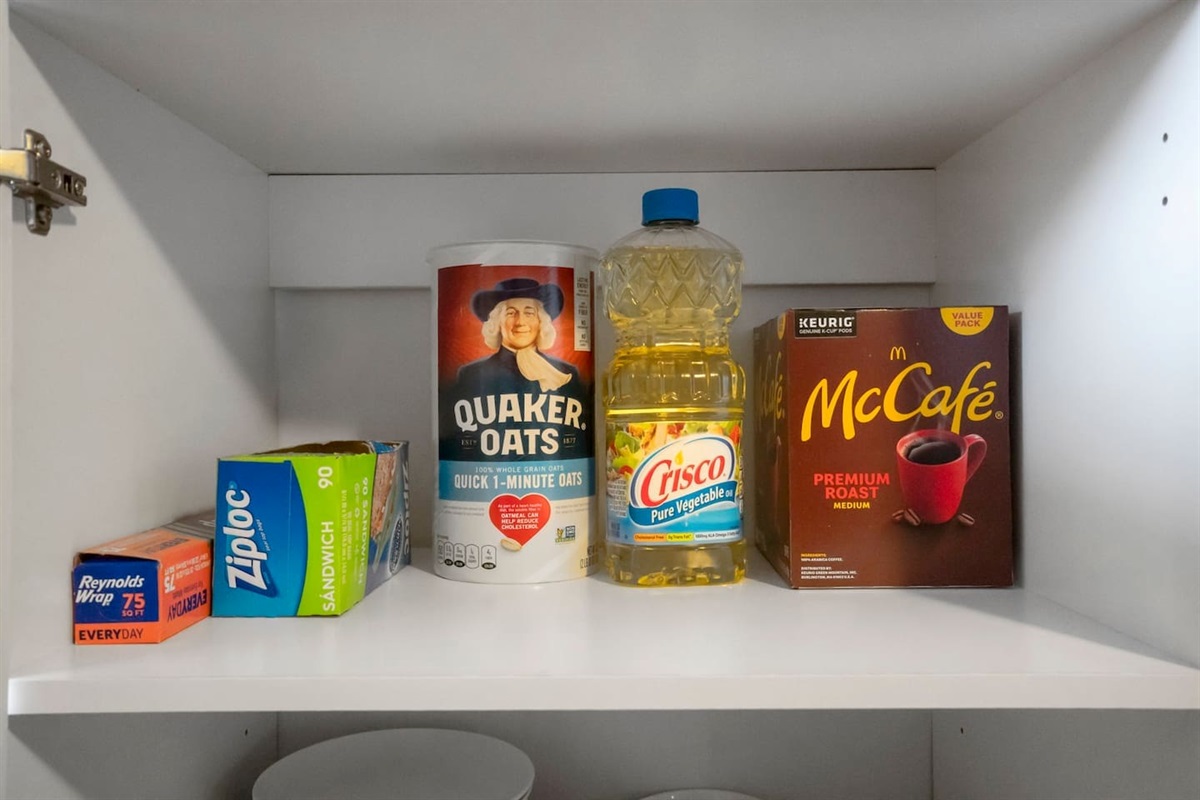 Kitchen basics ready for your arrival