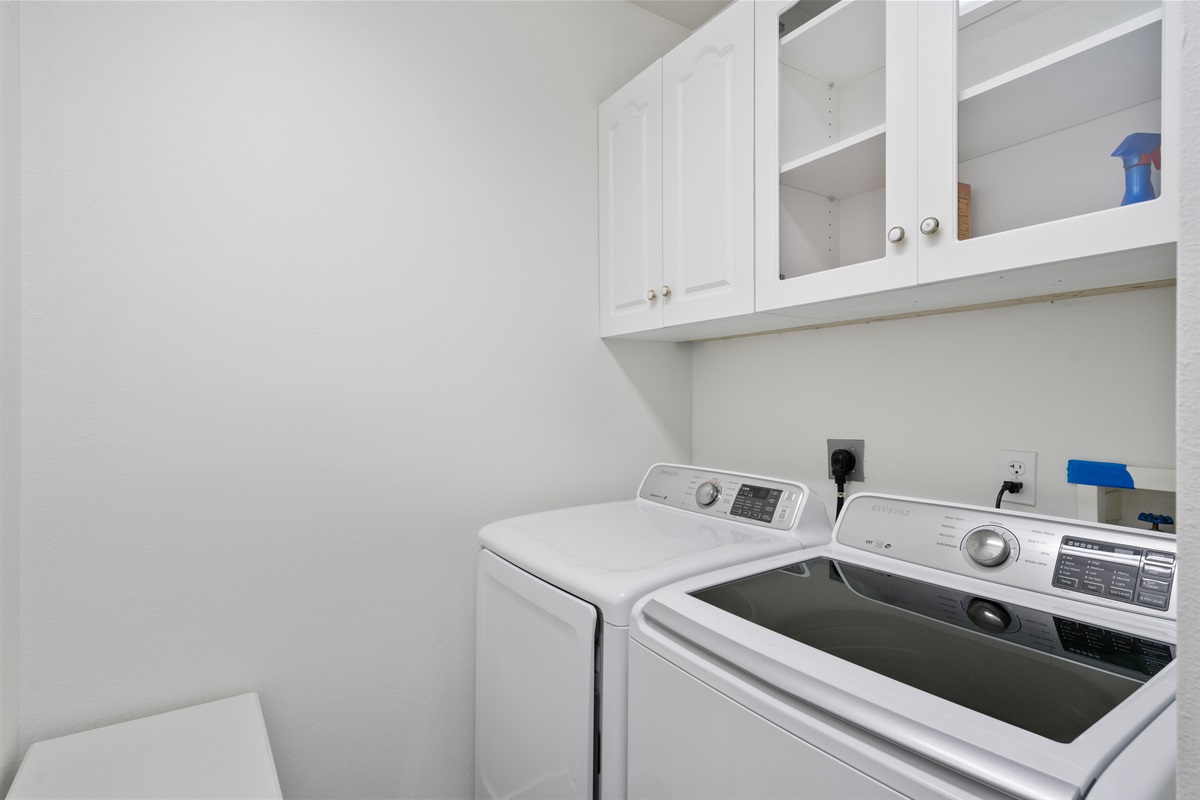 Laundry Room with Washer and Dryer