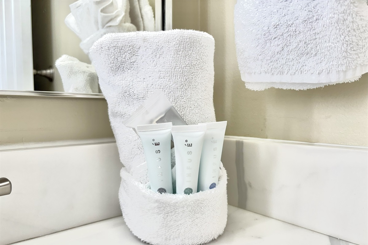 Starter amenities included!