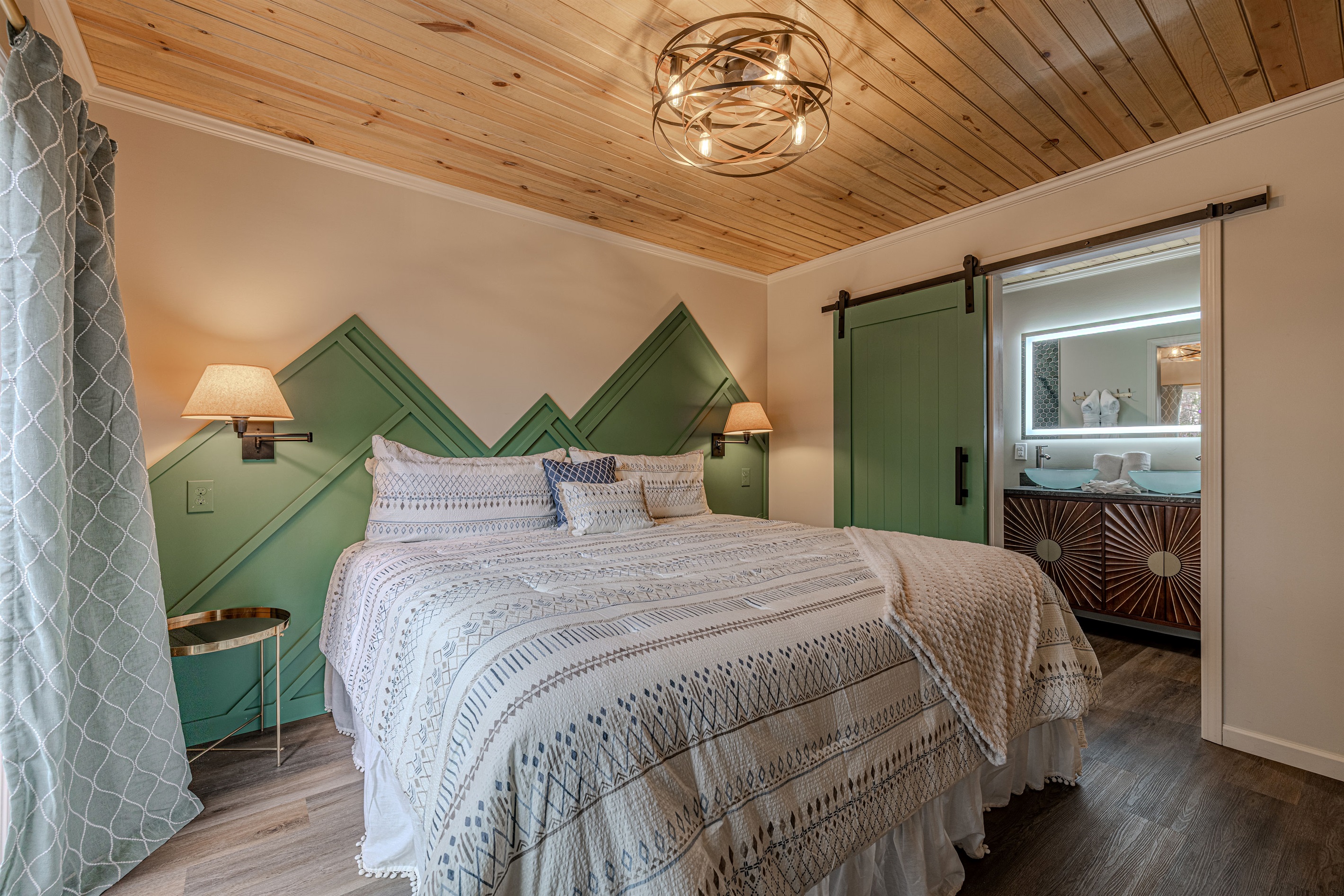 Master suite #2 features an ensuite bath and private deck to enjoy your morning coffee!