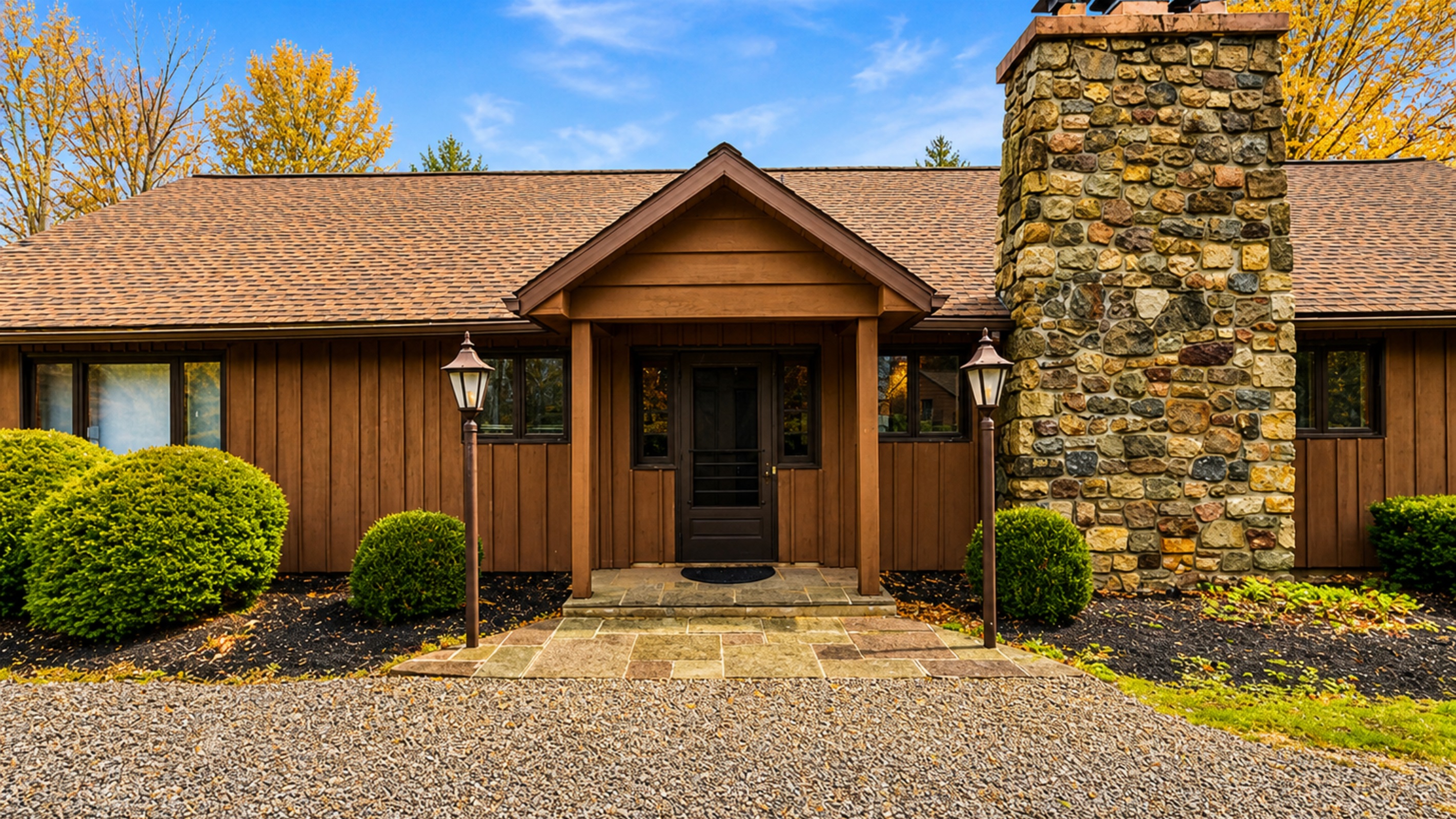 Main house entry