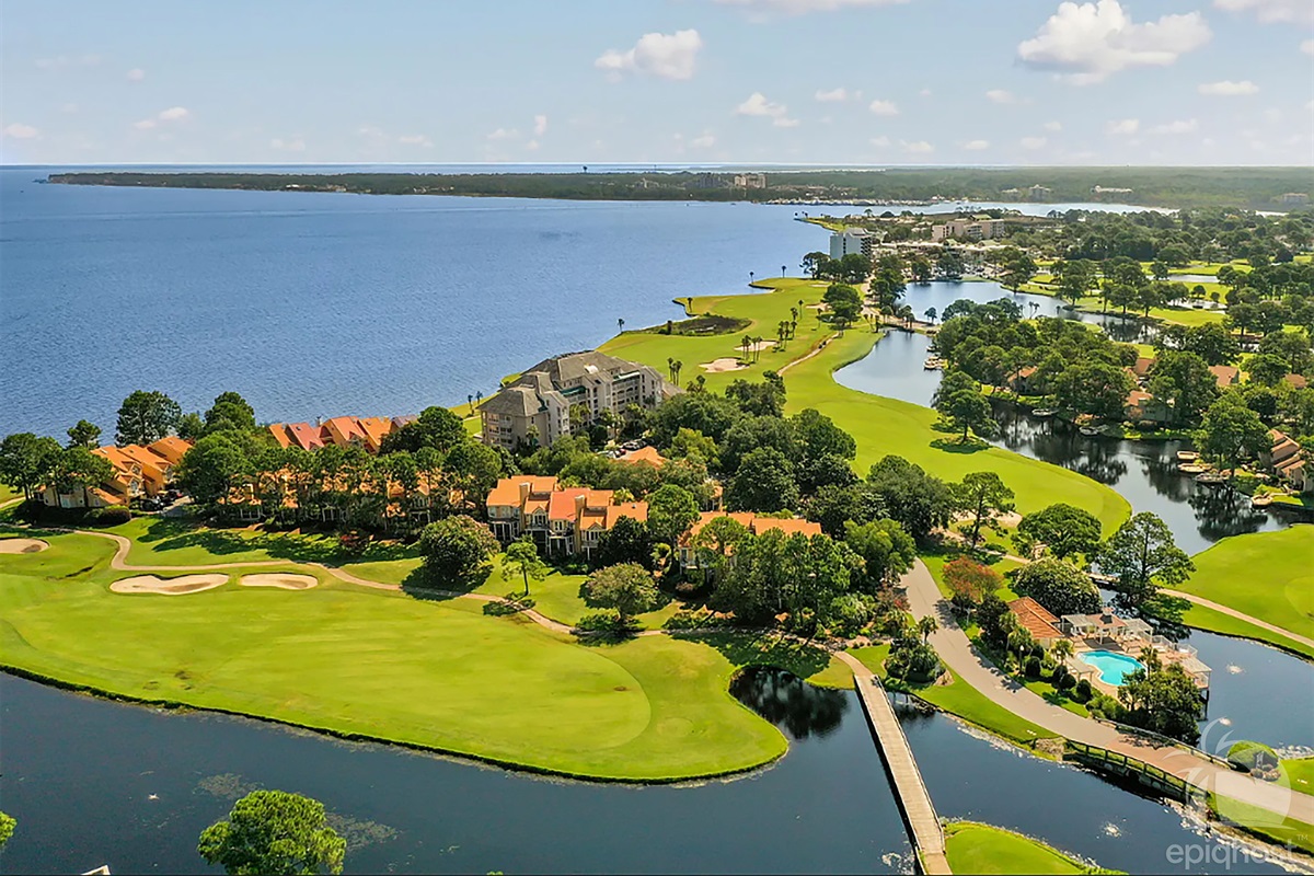 Players Club community grounds from above