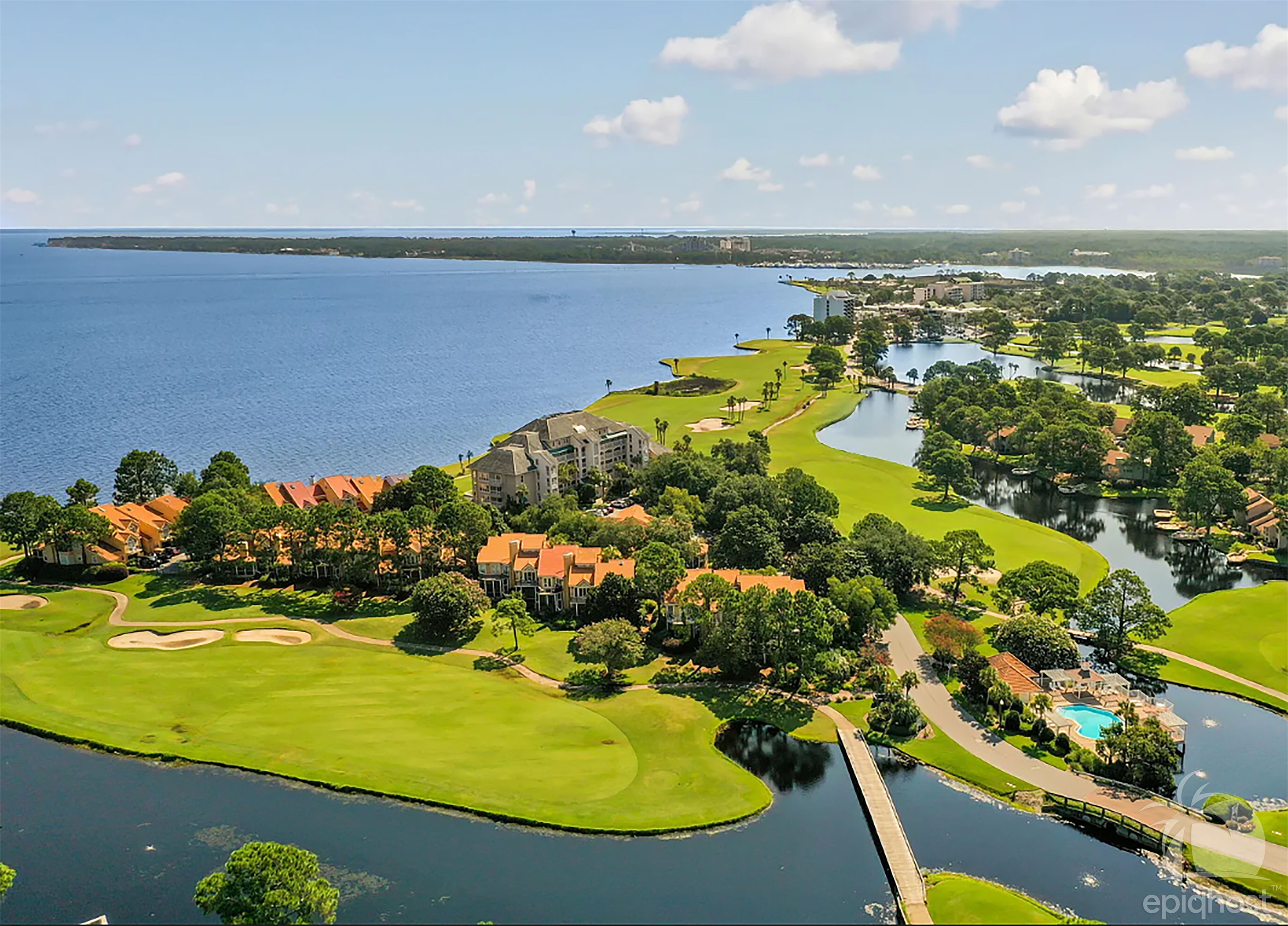 Players Club community grounds from above