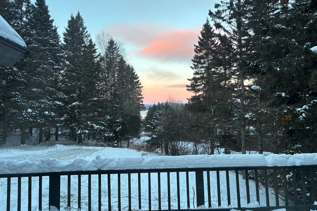 Seasonal sunset views