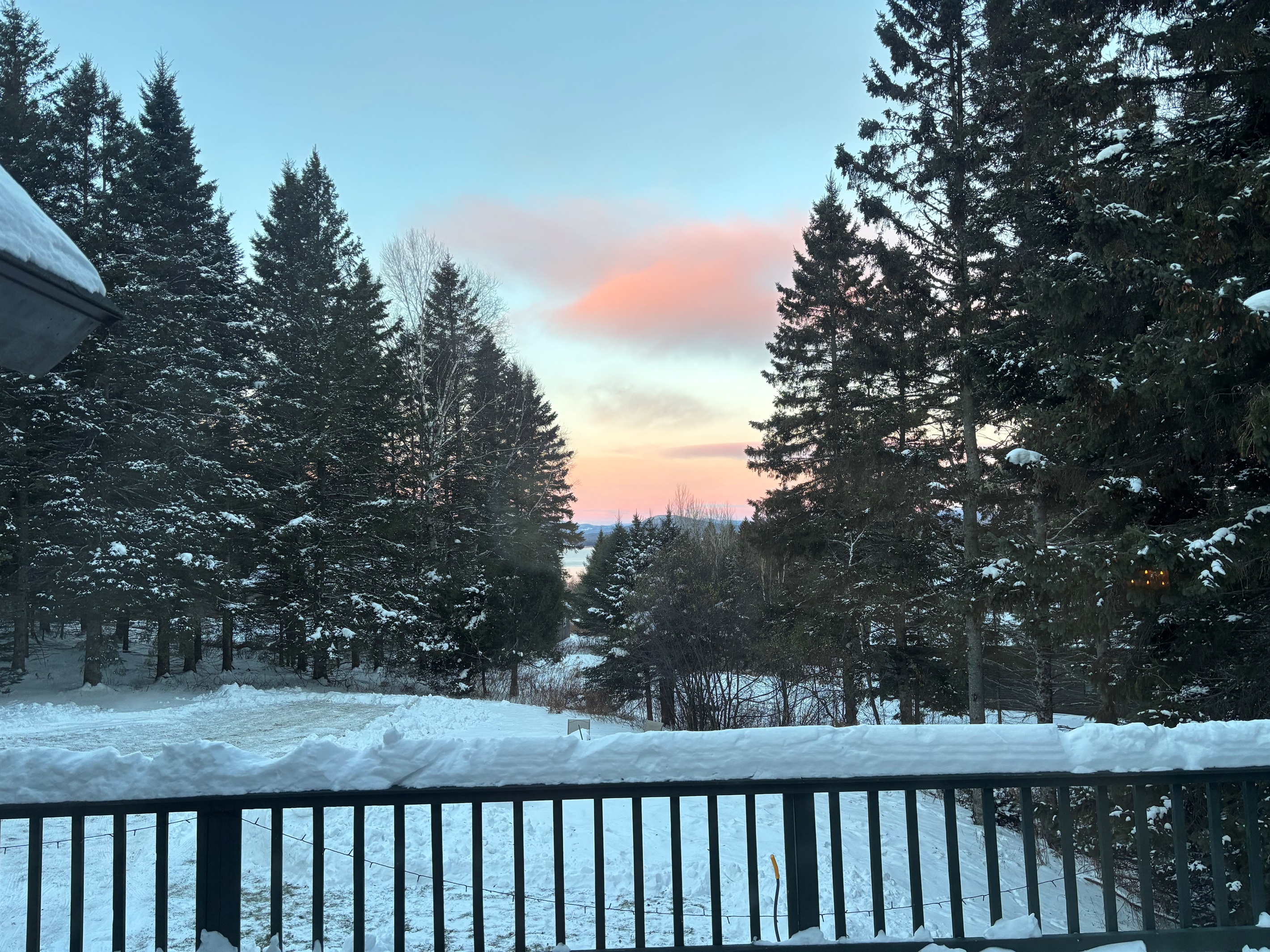 Seasonal sunset views