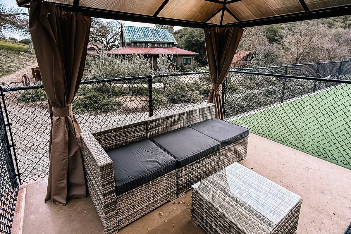 Sit back and relax and enjoy watching the game