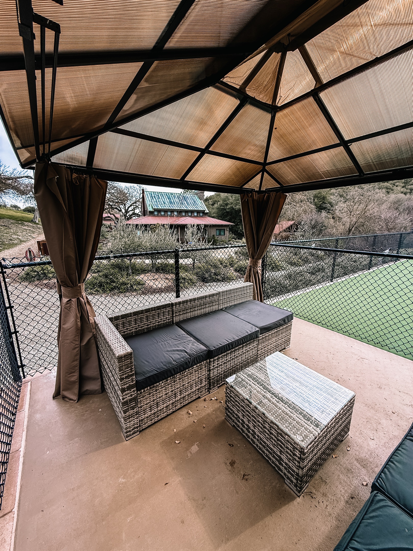 Sit back and relax and enjoy watching the game