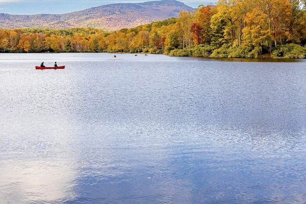 Price Lake is a scenic 47-acre mountain lake located at Milepost 297 on the Blue Ridge Parkway, near Blowing Rock, NC. In Julian Price Memorial Park, it offers an array of outdoor recreation against the iconic backdrop of Grandfather Mountain.