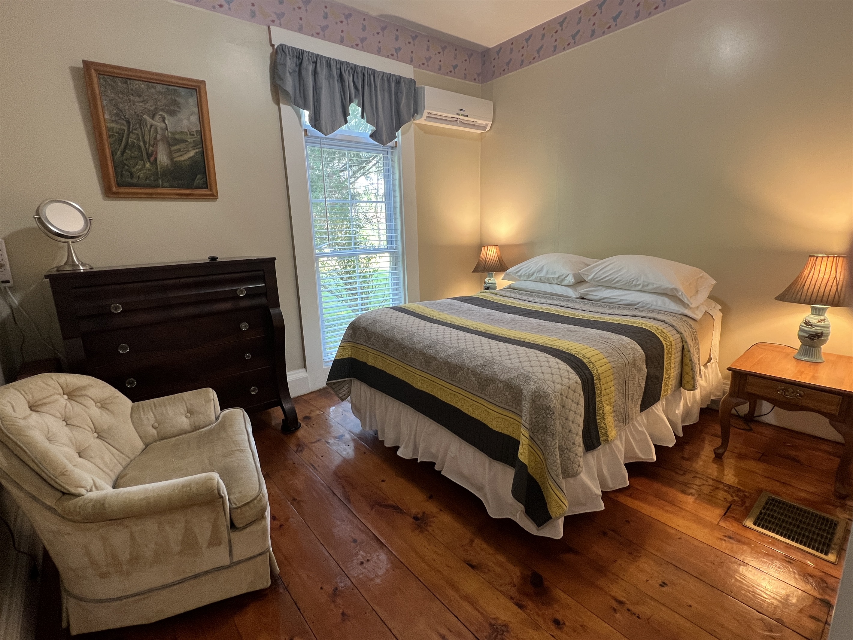1st floor bedroom #2 suite w/ Queen and outer room with futon.