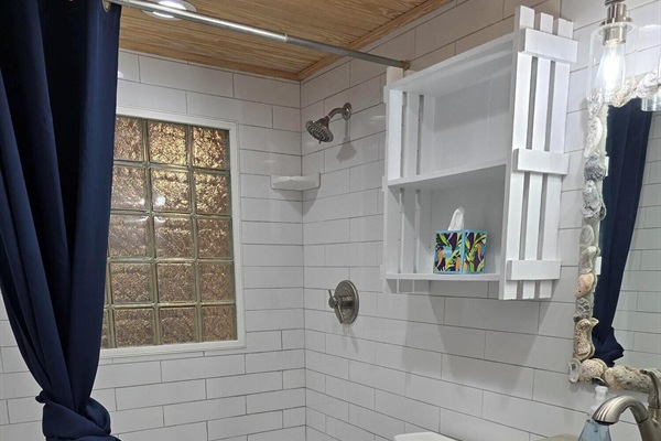 Bathroom 1 with walk in shower