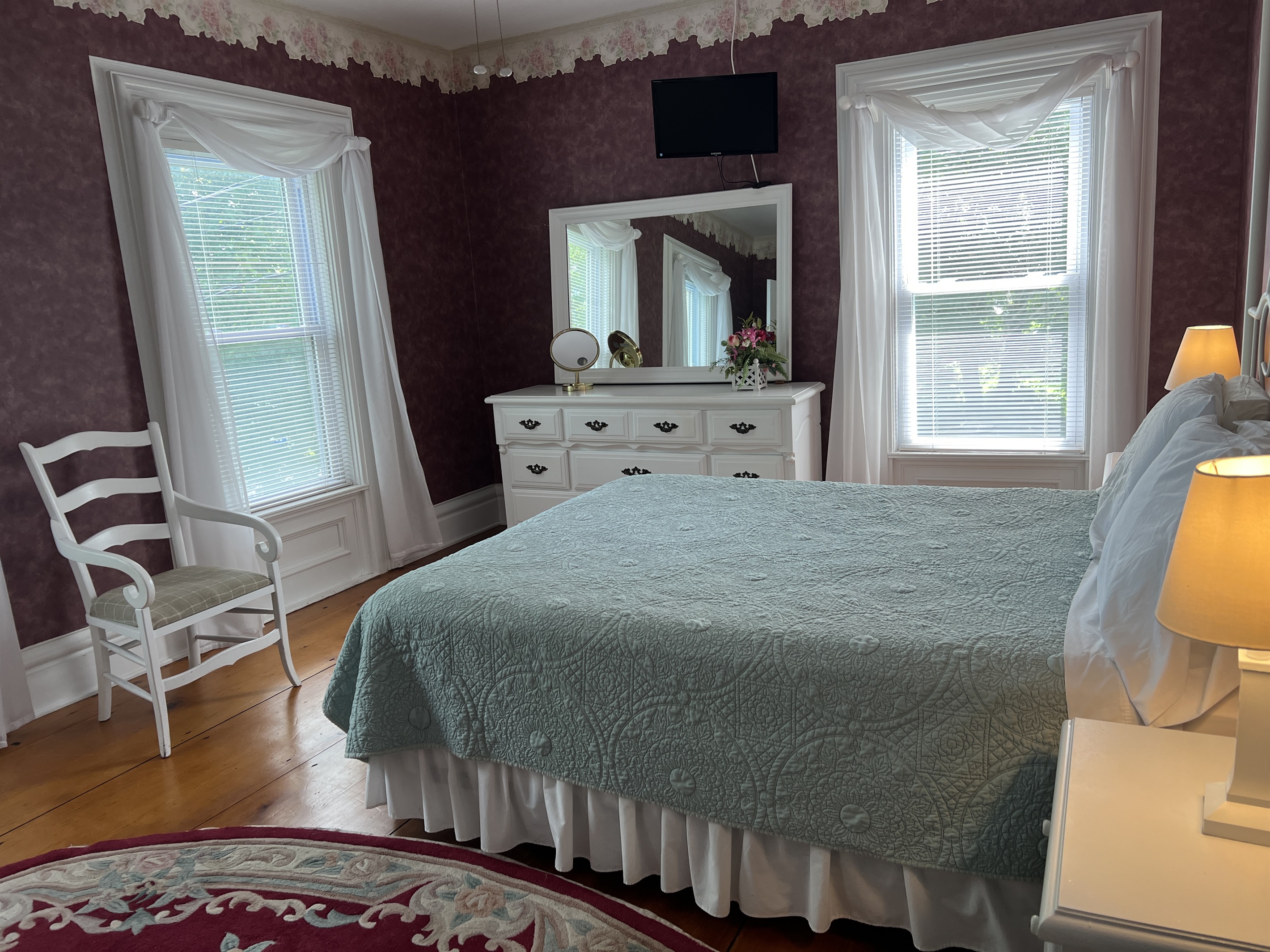 The Federal House 2nd floor Queen bedroom #5.