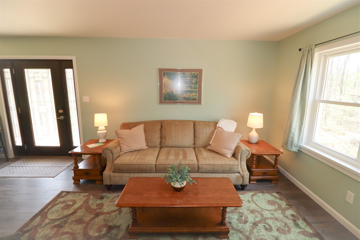 comfortable seating for relaxing nights, movie time, or quiet mornings.
