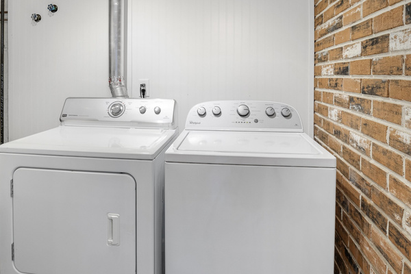 Laundry Room/Pantry with washer & dryer and utility sink