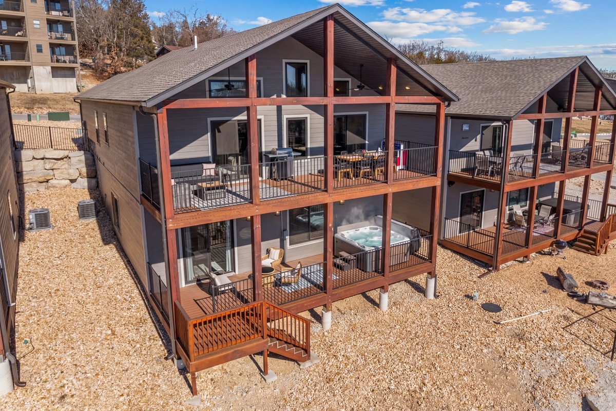 Cabin exterior meets interior charm