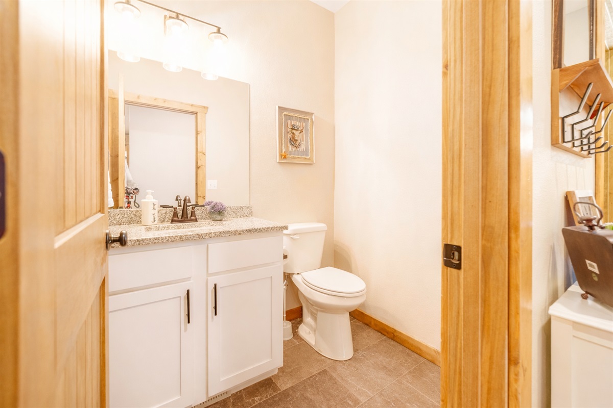 Main level half bath 