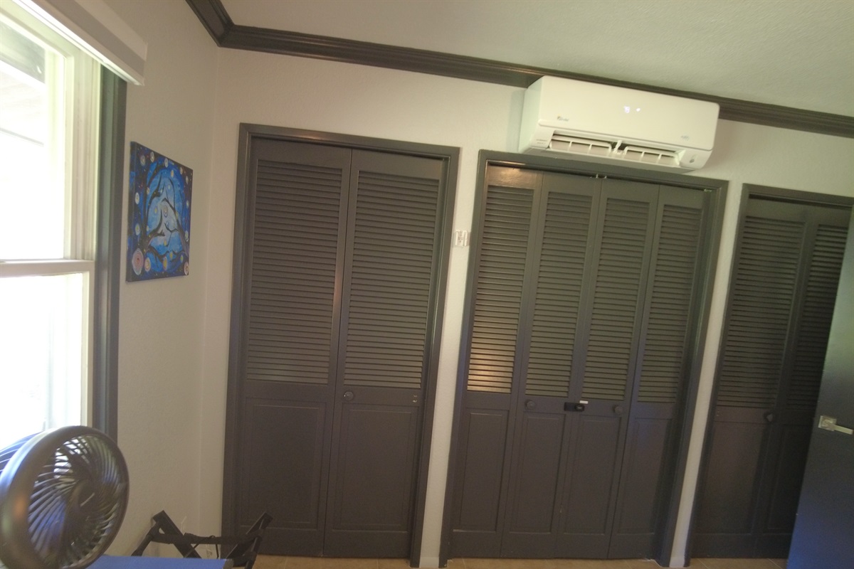 closets in Bunk Bedroom