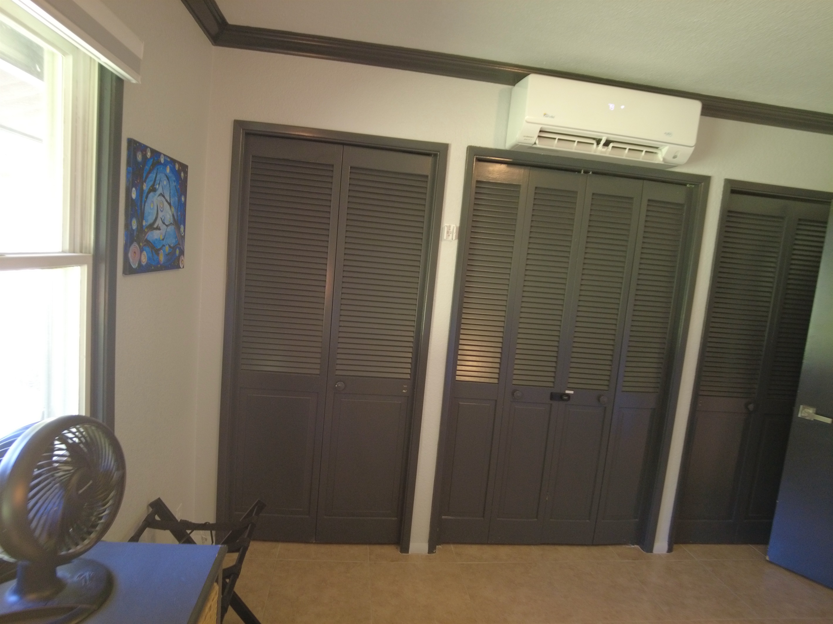 closets in Bunk Bedroom