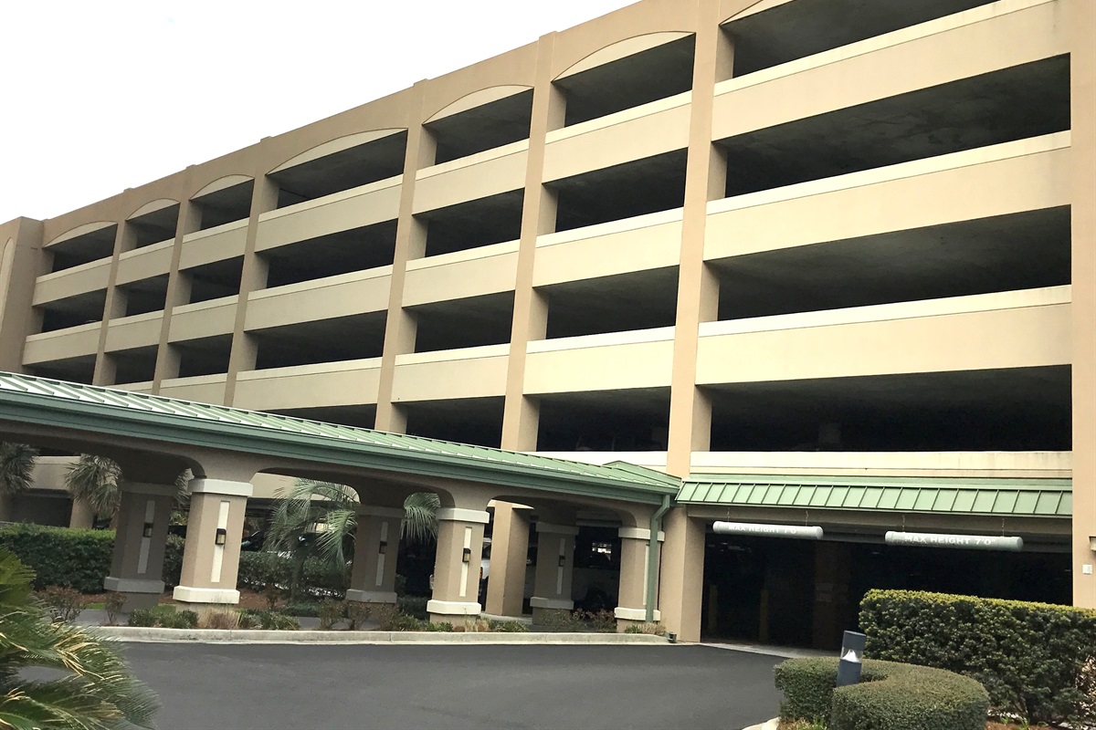 Free 6 story parking garage