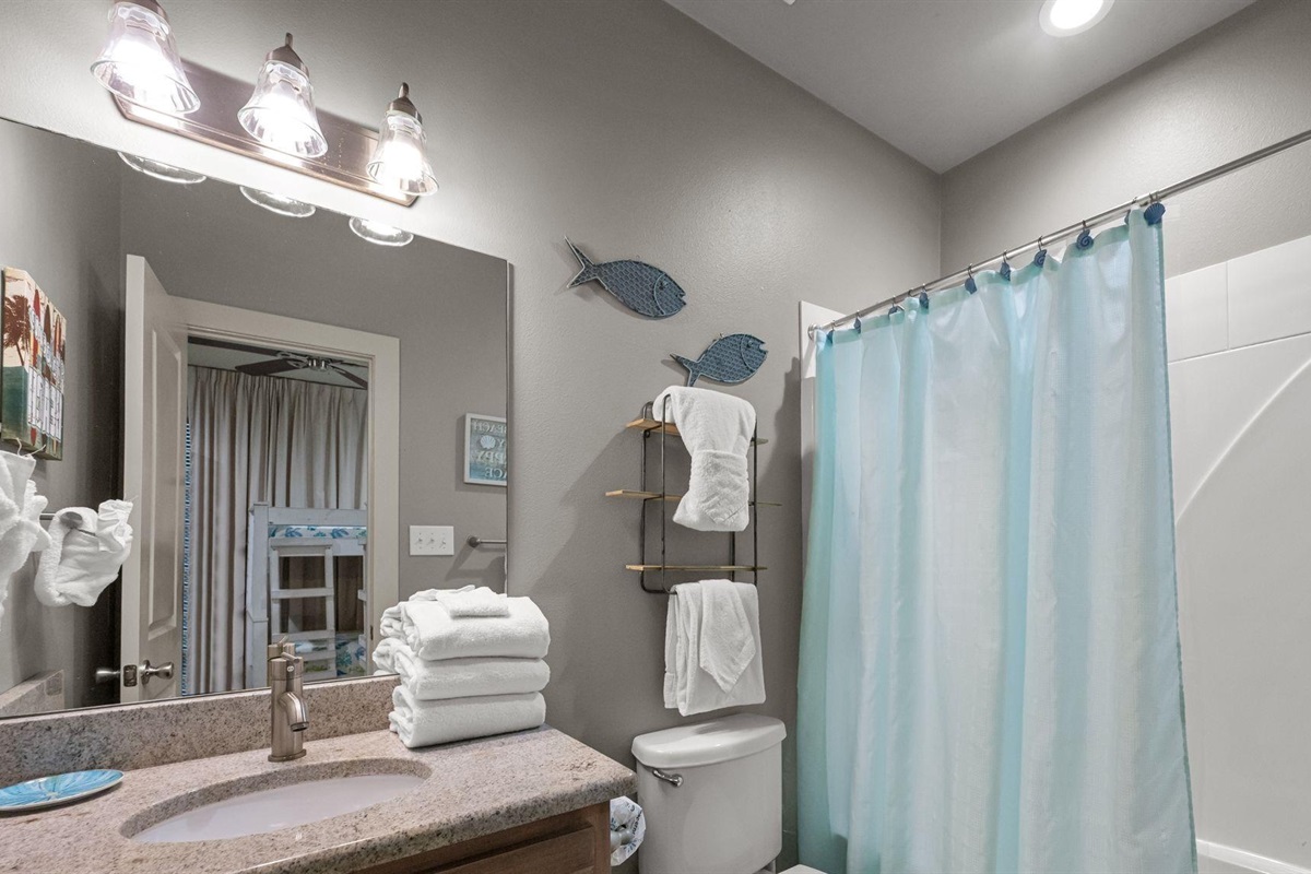 Main level full bathroom