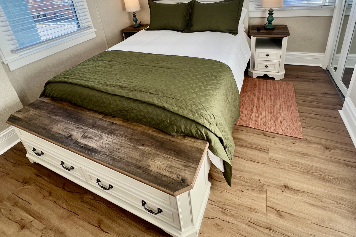 Unwind in your cozy, modern suite—the perfect private retreat for your Prescott getaway.