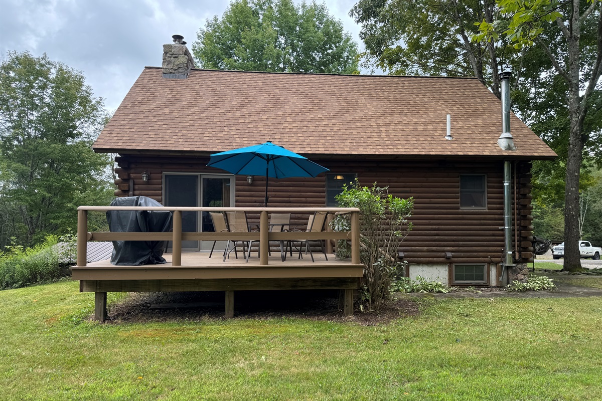 Rear deck at The Trading Post