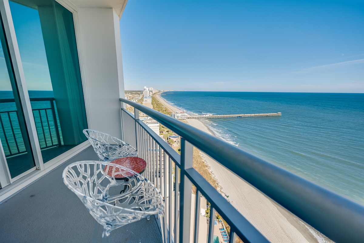 Breathtaking Views from Balcony!