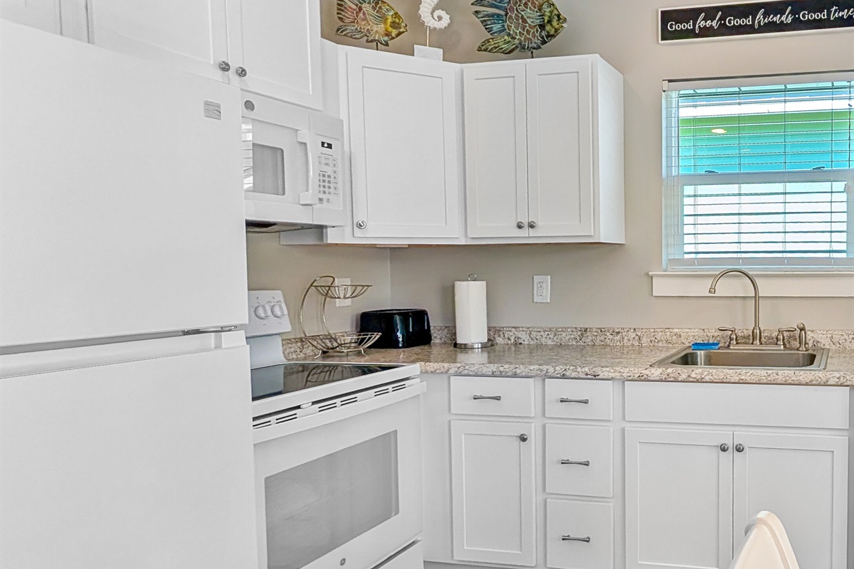 Fully appointed kitchen