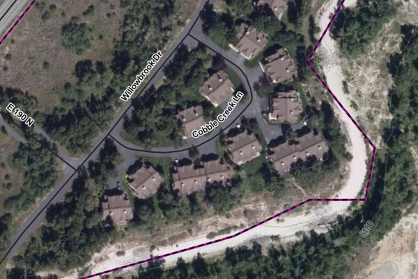 Trash shed is circled in red.  Use "Do Not Duplicate" key to open padlock.